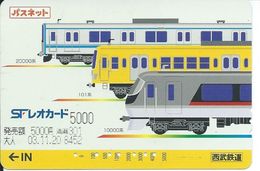 Train Rail  Carte Prépayée Japon Card Karte  (S. 740) - Trains