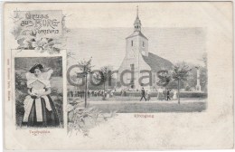 Germany - Gruss Aus Burg - Spreewald - Litho - Burg (Spreewald)