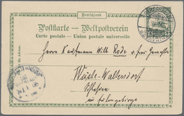 GA/ Deutschland - Ganzsachen: 1895 - 1920 (ca.), Umfangreicher Posten Ansichtskarten Und Privat-Ganzsach - Verzamelingen