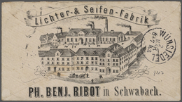 Br Bayern - Marken Und Briefe: 1876/1920 (ca.), Schöner Posten Von Ca. 125 Belegen, Zumeist Ehemalige E - Andere & Zonder Classificatie