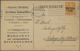 Br/GA/ Deutschland: 1903/1922, Interessanter Sammlungsbestand Mit Ca. 660 Belegen Im Grossen Karteikasten, - Sammlungen