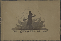 Helgoland - Besonderheiten: 1914/1916: Broschüre Helgoland 1914- 1916, 32 Seiten, Bilder, MATROSEN - Heligoland