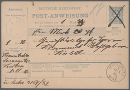 GA/Br Deutsches Reich: 1882/1945, Interessantes Lot Von Ca. 40 Belegen Mit überwiegend PRIVAT-GANZSACHEN G - Collections