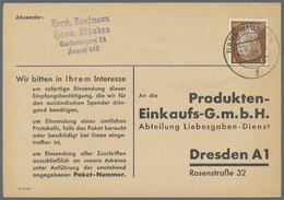 Br Deutsches Reich: 1943/1944, Hitler 3 Pf, 12 Pf Zumeist Als Einzelfrankatur Auf Ca 100 Empfangsbestät - Collections