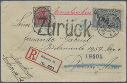 Br/GA Deutsches Reich - Inflation: 1920/1922, Umfangreicher Sammlungsbestand Mit Ca. 670 Belegen Im Grosse - Storia Postale