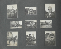 Deutsche Besetzung I. WK: Besonderheiten:  1914/1918: Fotoalbum 1. Weltkrieg 595 Fotos Eingeklebt + - Bezetting 1914-18