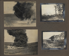 Deutsche Besetzung I. WK: Besonderheiten:  1914/1918: Fotofrontalbum Flandern 1 WK  , Flak Batterie - Bezetting 1914-18