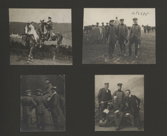 Deutsche Besetzung I. WK: Besonderheiten: 1914/1918: Fotoalbum Fliegerabteilung 201, Westen 1. Weltk - Occupation 1914-18