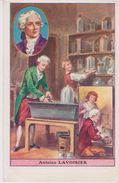 IMAGE 9X14 . Antoine LAVOISIER ( 1743-1794) Chimie  / Au Dos Pub BERGOUGNAN (Pneus - Caoutchouc ) Clermont Ferrand - Historia