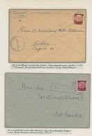 Br Dt. Besetzung II WK - Generalgouvernement: Ausstellungsammlung Von 43 Belegen, Diese Aufwendig Besch - Bezetting 1938-45