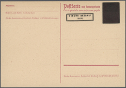 GA Deutschland Nach 1945: 1946/1952. Nette Kl. Sammlung Von 16 Postkarten Und LP-Faltbriefen, Gebraucht - Collections