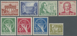 **/O Berlin: 1948/1990, Doppelt Geführte Sammlung Auf Lindner Vordruckblättern, Es Fehlt Schwarzaufdruck - Altri & Non Classificati