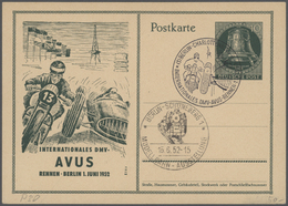 GA/Br/ Berlin: 1948 - 1954 (ca.), Umfangreicher Bestand Von über 80 Belegen Ab Schwarzaufdruck, Dabei Schön - Andere & Zonder Classificatie