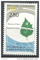 Andorre YT 454 " Conservation De La Nature " 1995 Neuf** - Nuovi