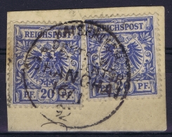 Deutsche Post China : Vorläufer V48a  Stempel 1 Shanghai - China (kantoren)