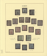 O/* Hamburg - Marken Und Briefe: 1859, Schöne Und Umfangreiche, Meist Gestempelte Sammlung, Vieles Auch - Hambourg