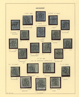 O/Brfst/Br Hannover - Marken Und Briefe: 1851/67, Umfangreiche Hannover-Sammlung, Fast Alles Mehrfach Gestempel - Hannover