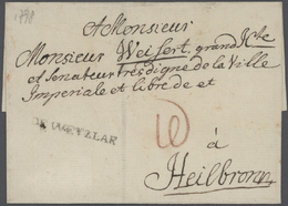 Br Preußen - Stempel: 1800/1860 (ca):  Bestand Mit 315 Belegen, Orte M - Z, Dabei Auch Bessere Orte, Fa - Sonstige & Ohne Zuordnung