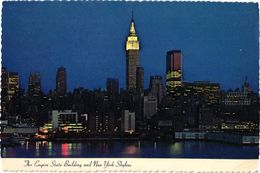 NEW YORK CITY ... THE EMPIRE STATE BUILDING PIERCING THE NIGHT SKY ... 1977 - Empire State Building