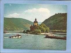 Kaub (Rheinland-Pfalz) Die Pfalz Im Rhein 2 Scans Burg Pfalzgrafenstein Boote - Kaub