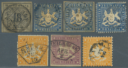 O/* Württemberg - Marken Und Briefe: 1851-1920, In Den Hauptnummern Vollständige Sammlung Auf Altem Vord - Andere & Zonder Classificatie