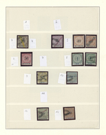 O/* Württemberg - Telegrafenmarken: 1875/80, Sammlung Von 21 Telegraphenmarken Gestempelt Und Ungebrauch - Sonstige & Ohne Zuordnung