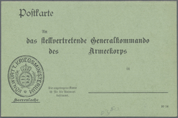 Br/GA Württemberg - Feldpost: 1870/1871 Ff, Partie Von Ca. 50 Ungebrauchte Belegen Aus Der Zeit Des Deutsc - Sonstige & Ohne Zuordnung