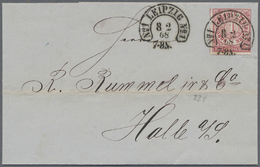 Br/GA Norddeutscher Bund - Marken Und Briefe: 1868/1871, Posten Mit 80 Belegen Im Großen Briefalbum, Mit V - Andere & Zonder Classificatie