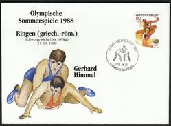 Korea 1988 / Olympic Games Seoul / Wrestling, Greco-Roman 100 Kg / Silver Medal Winner Gerhard Himmel, Germany - Verano 1988: Seúl