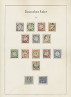 **/*/O Deutsches Reich: 1872/1945, Numerisch Weitgehend Komplette Sammlung Im Leuchtturm-Vordruckalbum, Etl - Collections