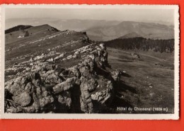 MIF-31  Hotel Du Chasseral.  Tampon Hotel Au Dos. Cahet Villeret 1945, ACF 1939 - Villeret