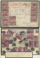 Br Deutsches Reich - Inflation: 1920/1921, Drei Bände Mit Ausschließlich Frankaturen Der 2,50 Mk Nord/S - Lettres & Documents