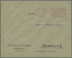 Br Deutsches Reich - Inflation: 1921/1923, 52 Postfreistempelbelege Verschiedener Portostufen Von 10 Pf - Briefe U. Dokumente