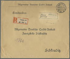 Br Deutsches Reich - Inflation: 1923, Hochinteressante Sammlung "Lokalausgaben" Mit über 50 Briefen Und - Briefe U. Dokumente