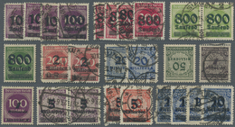 O/**/* Deutsches Reich - Inflation: 1923, HOCHINFLATION, Sammlungs- Bzw. Dublettenbestand Auf C5-Einsteckka - Briefe U. Dokumente