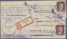 Br/GA Deutsches Reich - 3. Reich: 1933/1945, Gehaltvolle Sammlung Mit über 650 Briefen, Karten Und Ganzsac - Ongebruikt