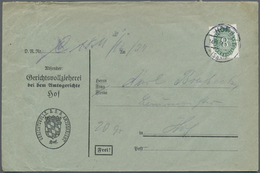 Br Deutsches Reich - Dienstmarken: 1928/1934, STROHHUTMUSTER, Vielseitiger Bestand Von Ca. 220 Briefen, - Service