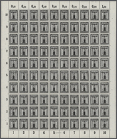 ** Deutsches Reich - Dienstmarken: 1938, 1 Pfg. Dienstmarke Der Partei, 18 Postfrische Bögen (teils Ang - Service