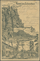 GA Deutsches Reich - Ganzsachen: 1875/1899, Posten Von 331 Privat-Postkarten Aus PP 1 Bis PP 10, Ungebr - Autres & Non Classés