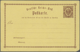 GA Deutsches Reich - Privatganzsachen: 1874/1914, Umfangreiche, Ungebrauchte Und Gebrauchte Sammlung "P - Autres & Non Classés