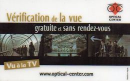 CARTE D'ENTREPRISE OPTICAL CENTER Vérification De La Vue - Altri & Non Classificati