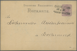 Br/GA Deutsches Reich - Bahnpost: 1872/1889, Sammlung Von über 100 Belegen Zumeist Mit Bahnpost L 3-Stempe - Autres & Non Classés