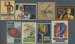 Deutsches Reich - Besonderheiten: 1915/1968, REKLAMEMARKEN AUSSTELLUNGEN, MESSEN Und JUBILÄEN, Fünft - Autres & Non Classés