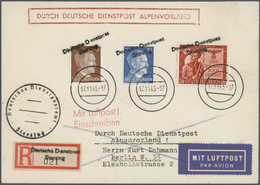 Br Deutsches Reich - Besonderheiten: 1934/1944, Kleine Los Von Sechs Guten Flugpostbelegen. Dabei 1934 - Sonstige & Ohne Zuordnung