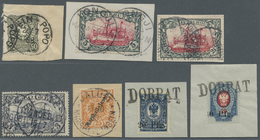 Brfst/O Deutsches Reich - Nebengebiete: 1888/1917, Sauberes Lot Von Zwölf Werten, Meist Kolonien/APÄ, Dabei - Collections