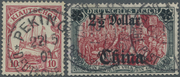 O/Brfst Deutsche Post In China: 1888/1914, Gestempelte Sammlung Auf Blättern, Ab Den Vorläufern, P VI C, Fre - China (kantoren)