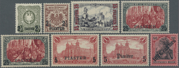 ** Deutsche Post In Der Türkei: 1884/1908, In Den Hauptnummern Komplette Postfrische Sammlung Auf Blätt - Turkse Rijk (kantoren)