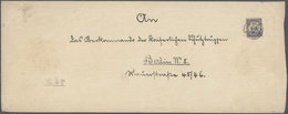 Br Deutsche Kolonien: 1907, Lot Von Sechs Großformatigen Briefen An Das Oberkommando Der Kaiserlichen S - Autres & Non Classés