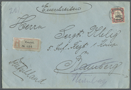 Br/GA Deutsch-Ostafrika: 1892/1916, Interessanter Bestand Mit Ca. 45 Briefen, Karten Und Ganzsachen, Dabei - Deutsch-Ostafrika