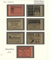 ** Deutsch-Südwestafrika - Zusammendrucke: 1911-1912, Interessante Postfrische Partie Heftchenblätter D - Duits-Zuidwest-Afrika